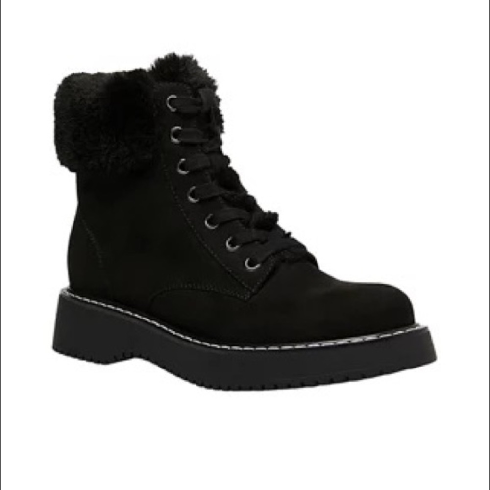 Fur Hiker Boots